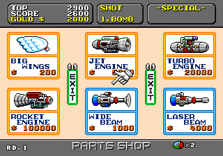 Super Fantasy Zone screenshot 5 for Sega Mega Drive